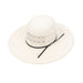 American Fancy Vent 4 1/2" Brim Open Crown Straw Hat HATS - STRAW HATS American Hat Co.