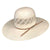 American Two-Tone Fancy Vent Open Crown Straw Hat HATS - STRAW HATS American Hat Co.   