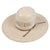 American Fancy Vent Two Tone Open Crown Straw Hat HATS - STRAW HATS American Hat Co.   
