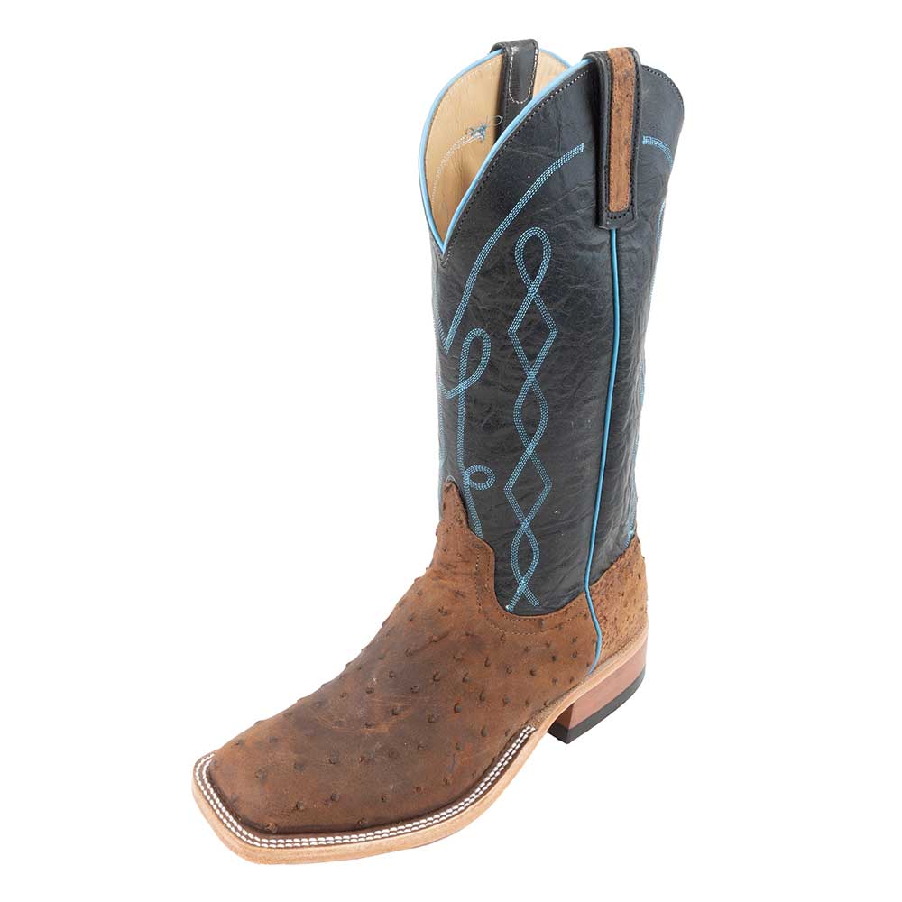 Anderson Bean Men's Brandy Mojave Ostrich Boots - Teskey's Exclusive MEN - Footwear - Exotic Western Boots Anderson Bean Boot Co.   