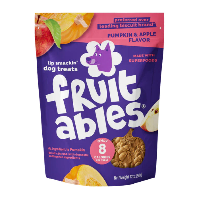 Fruitables Baked Pumpkin Apple Dog Treats Pets - Toys & Treats Fruitables