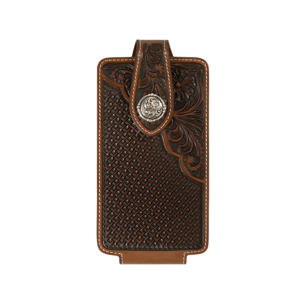 Ariat Floral Embossed Basketweave Cell Phone Case MEN - Accessories - Wallets & Money Clips M&F Western Products   