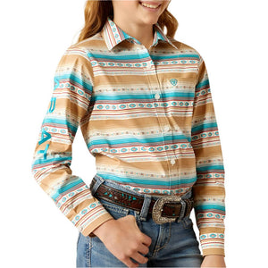 Ariat Girl's Team Kirby Shirt - FINAL SALE KIDS - Girls - Clothing - Tops - Long Sleeve Tops Ariat Clothing