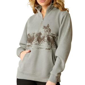 Ariat Women's  1/2 Zip Sweatshirt WOMEN - Clothing - Pullovers & Hoodies Ariat Clothing   