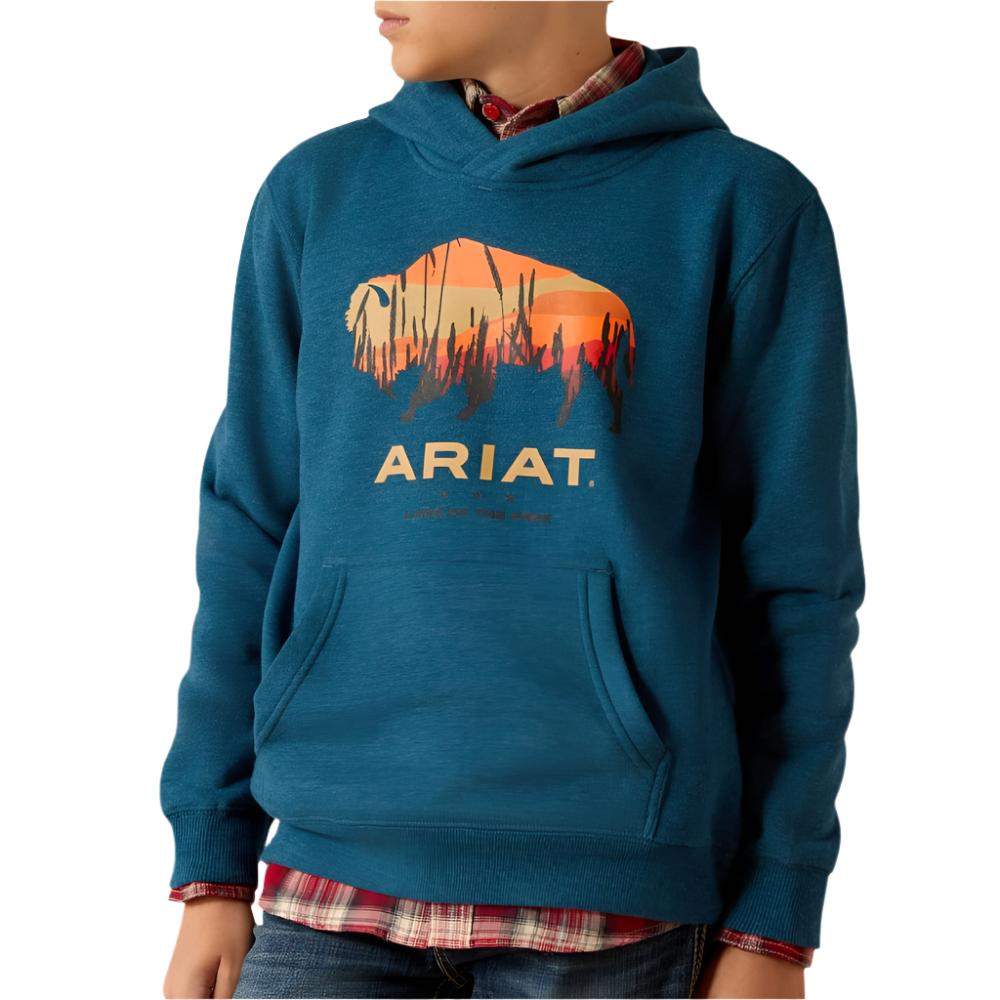 Ariat Boy's Bison Plains Hoodie KIDS - Boys - Clothing - Sweatshirts & Hoodies Ariat Clothing   