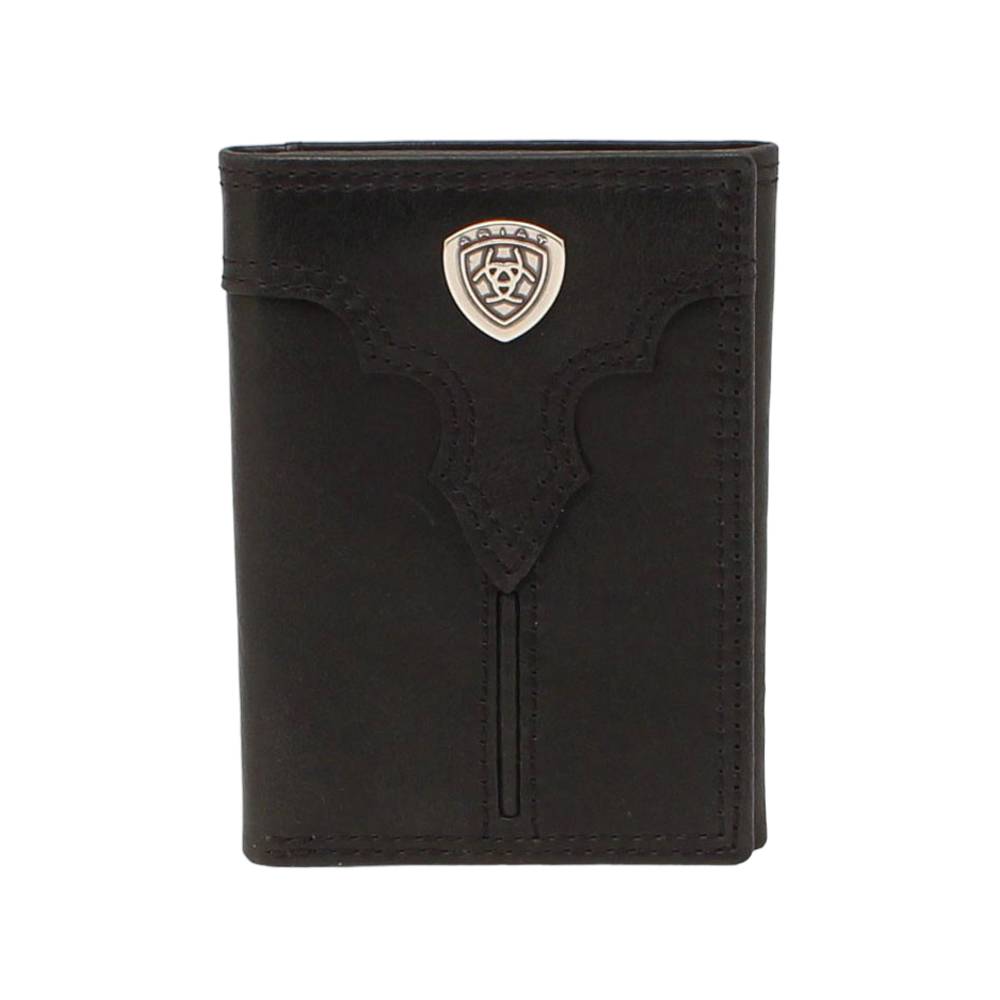 Ariat Center Bump Trifold Wallet MEN - Accessories - Wallets & Money Clips M&F Western Products   