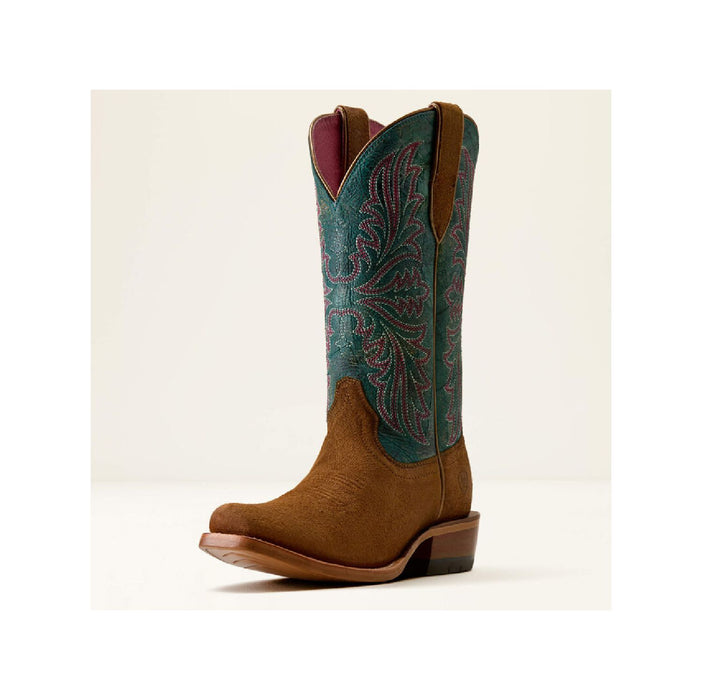 Ariat Women's Cutter Futurity Oak Shredded Waves Boot