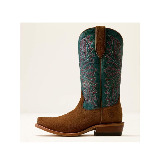 Ariat Women's Cutter Futurity Oak Shredded Waves Boot