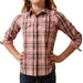 Ariat Girl's Saguro Plaid Snap Shirt - FINAL SALE KIDS - Girls - Clothing - Tops - Long Sleeve Tops Ariat Clothing