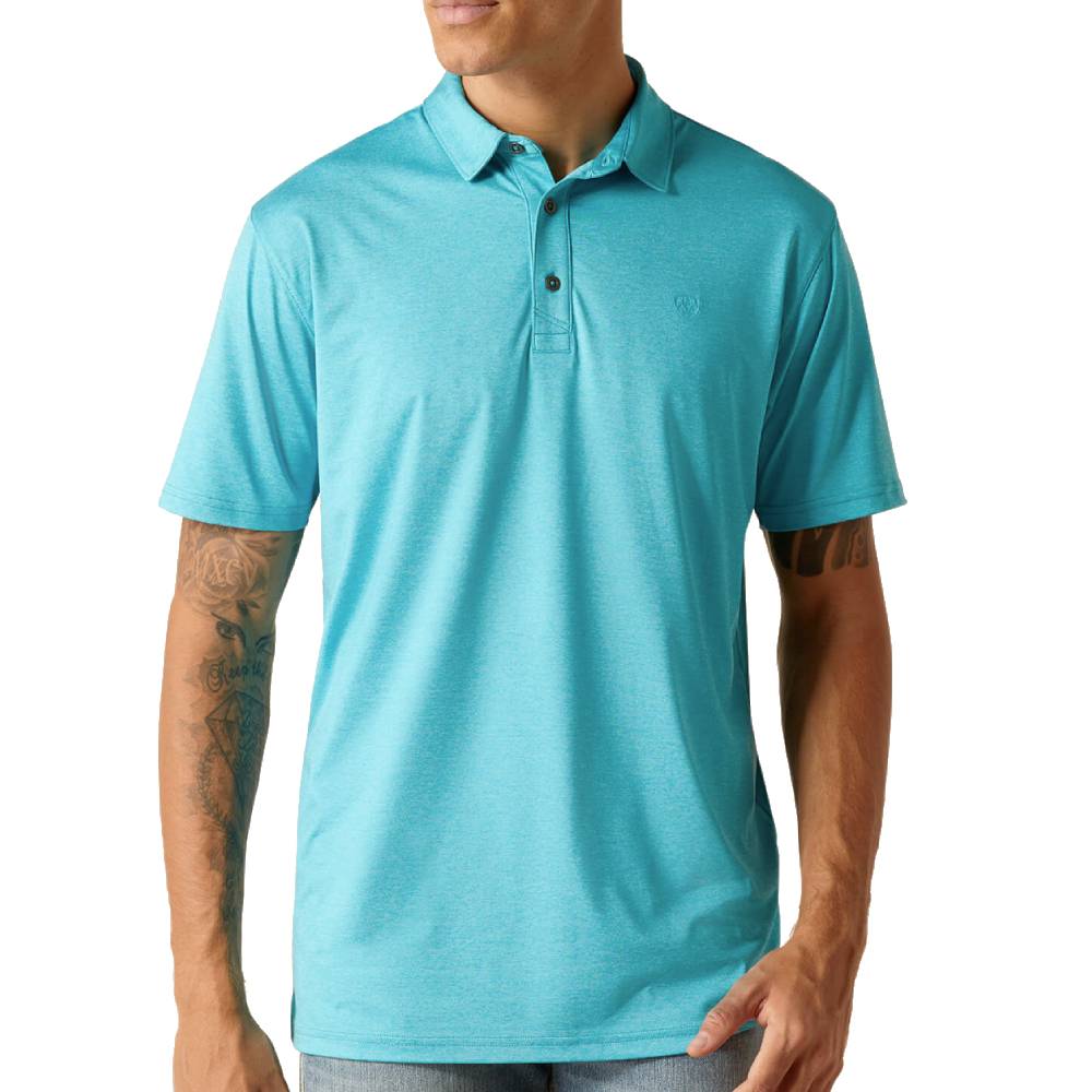 Ariat Men's Charger 2.0 Fitted Polo MEN - Clothing - Shirts - Short Sleeve Shirts Ariat Clothing   