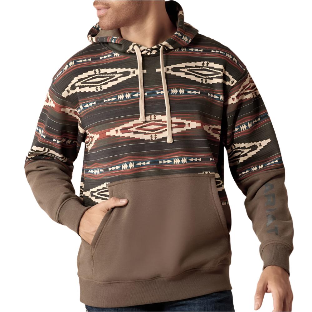 Ariat Men's Color Block Hoodie MEN - Clothing - Pullovers & Hoodies Ariat Clothing   