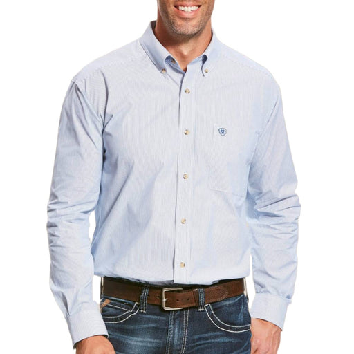 Ariat Men's Mini Stripe Print Button Shirt MEN - Clothing - Shirts - Long Sleeve Ariat Clothing