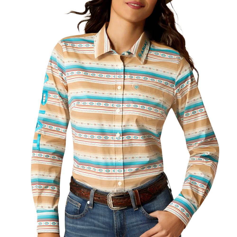 Ariat Women's Team Kirby Stretch Shirt WOMEN - Clothing - Tops - Long Sleeved Ariat Clothing   