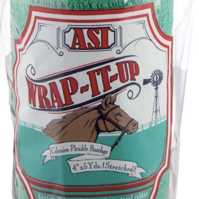 ASI Wrap-It-Up Cohesive Flexible Bandage – 4" x 5yd First Aid & Medical - Bandages ASI