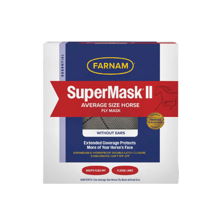 SuperMask II Horse Fly Mask Equine - Fly & Insect Control Farnam