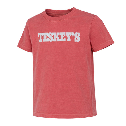 Teskey's Youth Plain Logo Tee - Watermelon TESKEY'S GEAR - Youth SS Shirts Teskey's