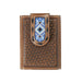 3D Men's Blue Diamond Inlay Money Clip MEN - Accessories - Wallets & Money Clips M&F Western Products   