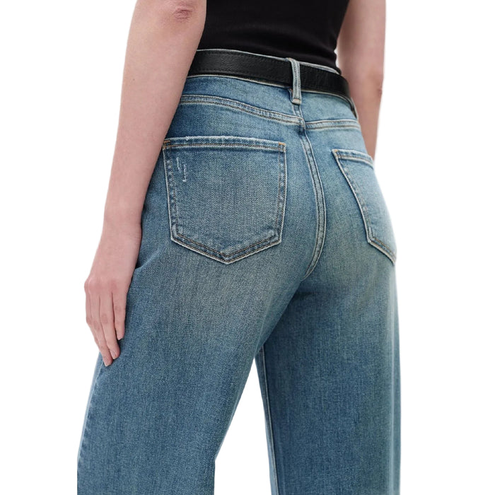 Bayeas Women's Beth High Rise Wide Leg Jeans