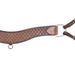 Martin Saddlery 4" Chocolate Quilted Stamp Steer Roper Breast Collar Tack - Breast Collars Martin Saddlery