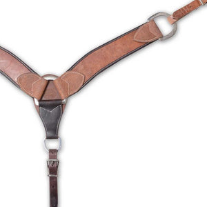 Martin Saddlery Wrapped Harness Breast Collar Tack - Breast Collars Martin Saddlery