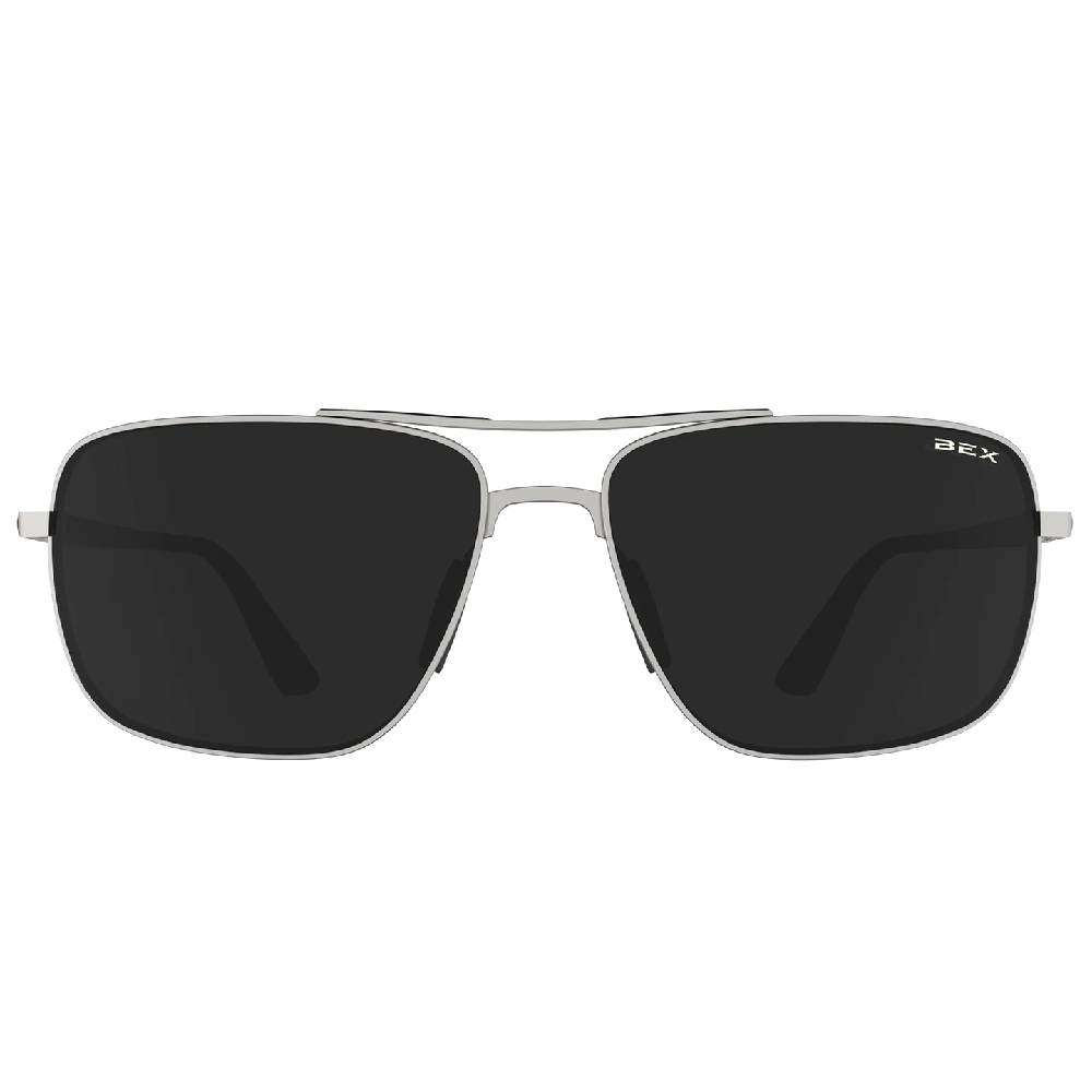 BEX Porter Sunglasses-Matte Silver/Gray ACCESSORIES - Additional Accessories - Sunglasses BEX   