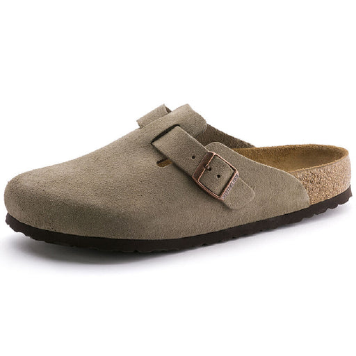 Birkenstock Boston SFB - Taupe Suede WOMEN - Footwear - Casuals Birkenstock   