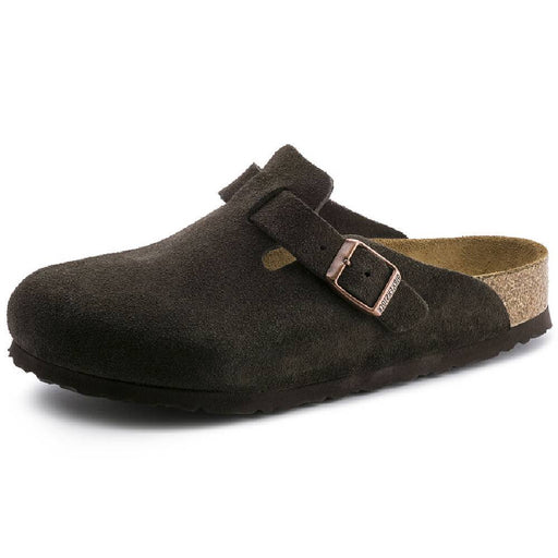 Birkenstock Boston Suede - Mocha WOMEN - Footwear - Casuals Birkenstock   