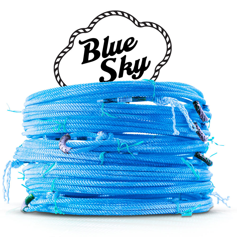 Teskey's Ropes 4 Strand Blue Rope - Top Hand Blue Sky Rope | Teskey's - Teskeys