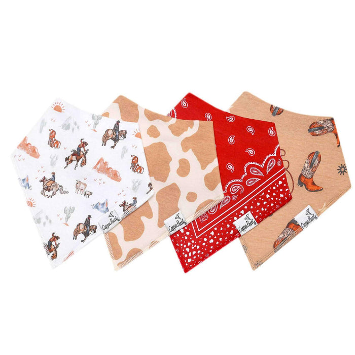 Boone Baby Bandana Bibs - 4 Pack