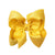 Signature Grosgrain Bow on Clip - 5.5" Bright Yellow KIDS - Girls - Accessories Beyond Creations LLC   