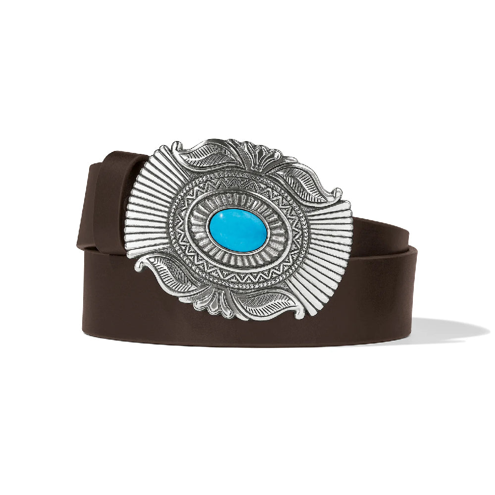 Brighton Raindance Silver Turquoise Belt — Teskeys display picture 2