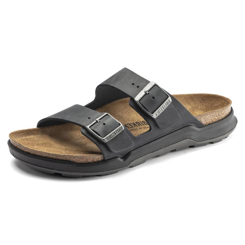 Birkenstock Arizona Crosstown - Waxy Leather Black WOMEN - Footwear - Sandals Birkenstock   