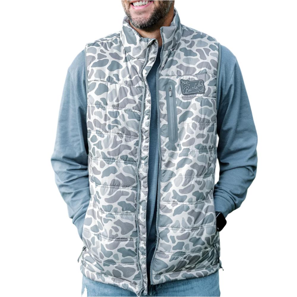 Burlebo Classic Deer Camo Puffer Vest MEN - Clothing - Outerwear - Vests Burlebo   