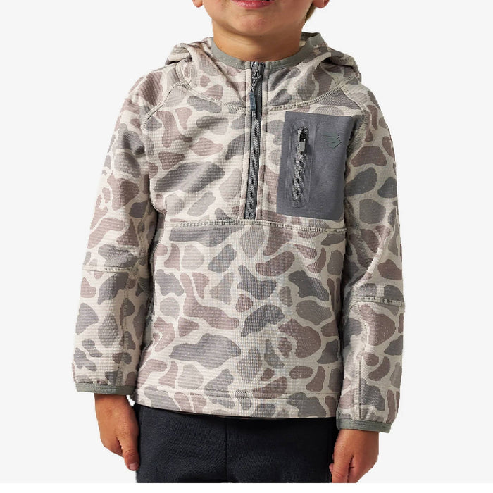 Burlebo Boy's 1/4 Zip Blaze Tech Hoodie