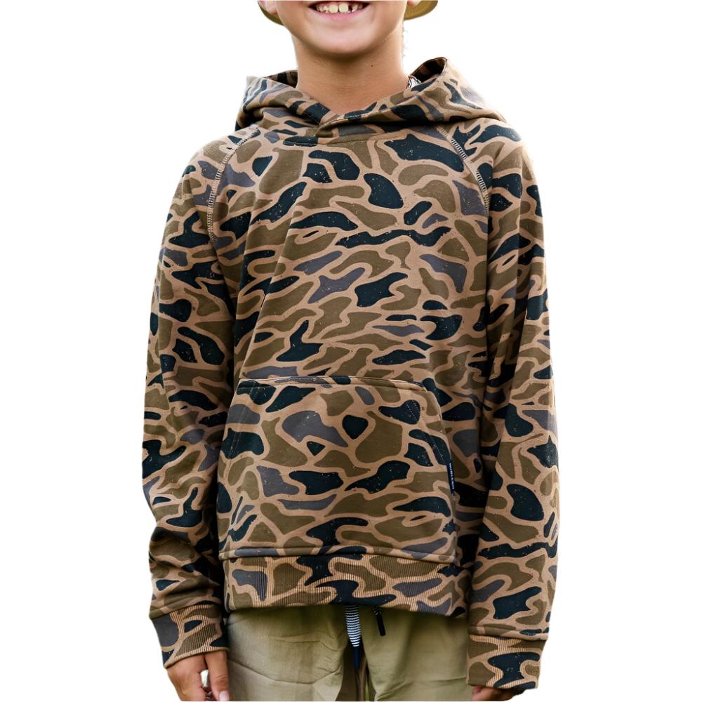 Burlebo Boy's Gauge Camo Fleece Hoodie KIDS - Boys - Clothing - Sweatshirts & Hoodies Burlebo   