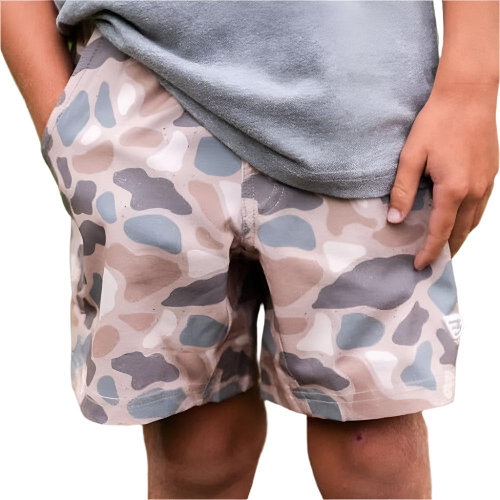 Burlebo Boy's Athletic Shorts - Pintail Camo KIDS - Boys - Clothing - Shorts Burlebo   