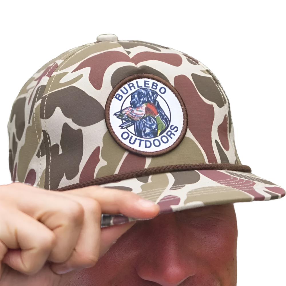 Burlebo Duck & Dog Camo Cap HATS - BASEBALL CAPS Burlebo   