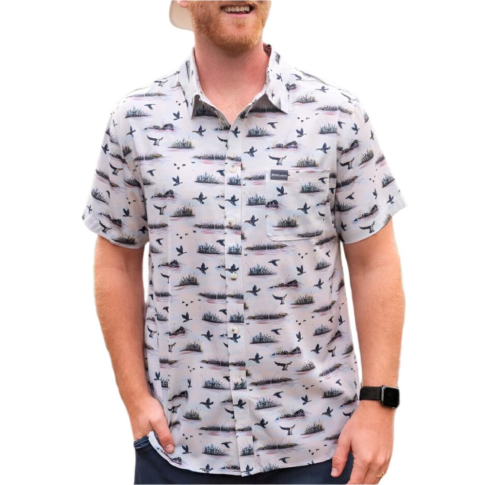 Burlebo Duck Hunt Performance Button Up Shirt MEN - Clothing - Shirts - Short Sleeve Shirts Burlebo   