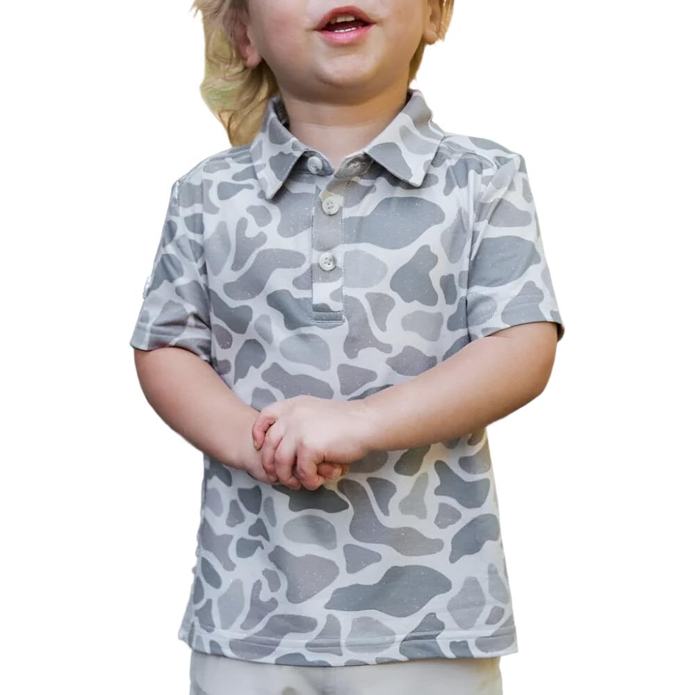 Burlebo Toddler Classic Deer Camo Performance Polo KIDS - Baby - Baby Boy Clothing Burlebo   