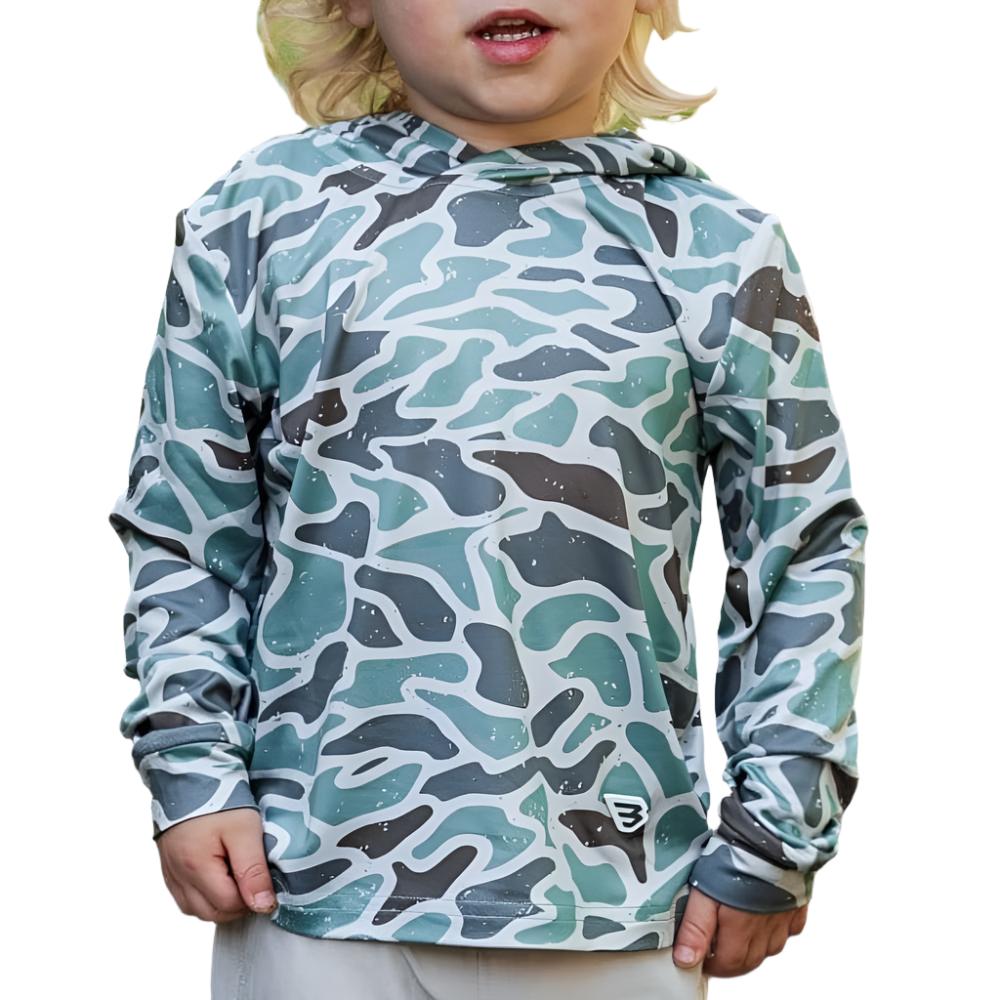 Burlebo Toddler Retro Duck Camo Performance Hoodie KIDS - Baby - Baby Boy Clothing Burlebo   