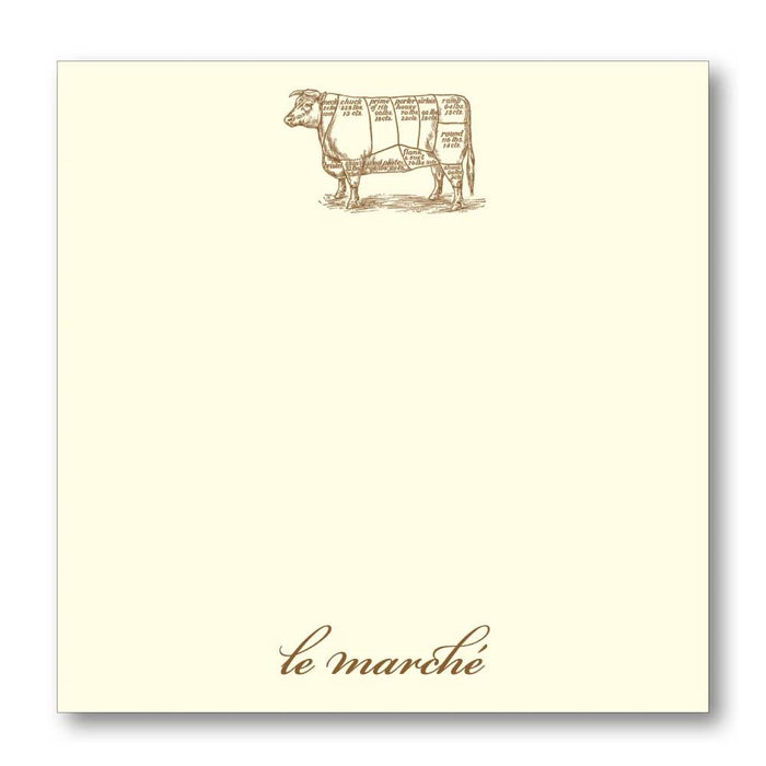 Butcher's Cow Notepad - FINAL SALE HOME & GIFTS - Gifts Maison de Papier