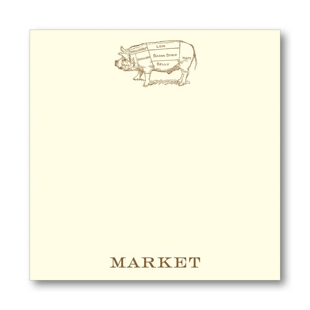 Butcher's Pig Notepad HOME & GIFTS - Gifts Maison de Papier   