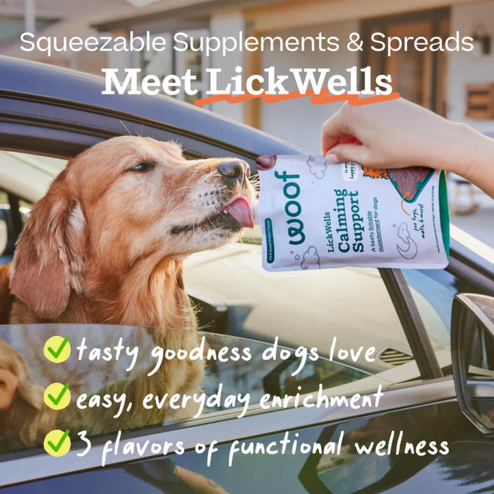 Woof Lickwell Calming Support Pets - Toys & Treats Woof