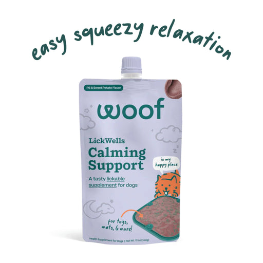 Woof Lickwell Calming Support Pets - Toys & Treats Woof