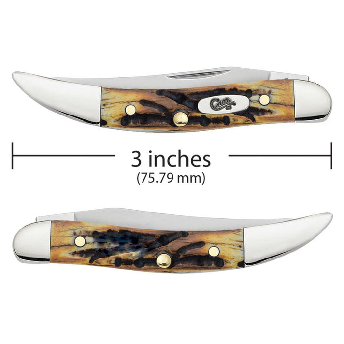 Case Genuine Stag Small Texas Toothpick Knives W.R. Case