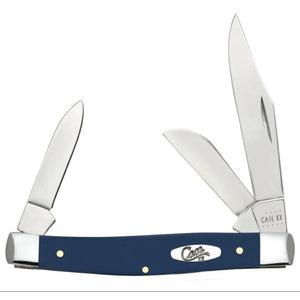 Case Smooth Navy Blue Synthetic Medium Stockman Knives W.R. Case   