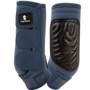 Classic Equine ClassicFit Boots - Front Tack - Leg Protection - Splint Boots Classic Equine Dark Denim Small 