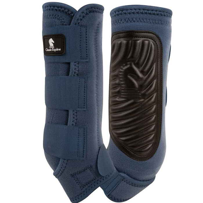 Classic Equine ClassicFit Boots - Hind Tack - Leg Protection Classic Equine Dark Denim Small 