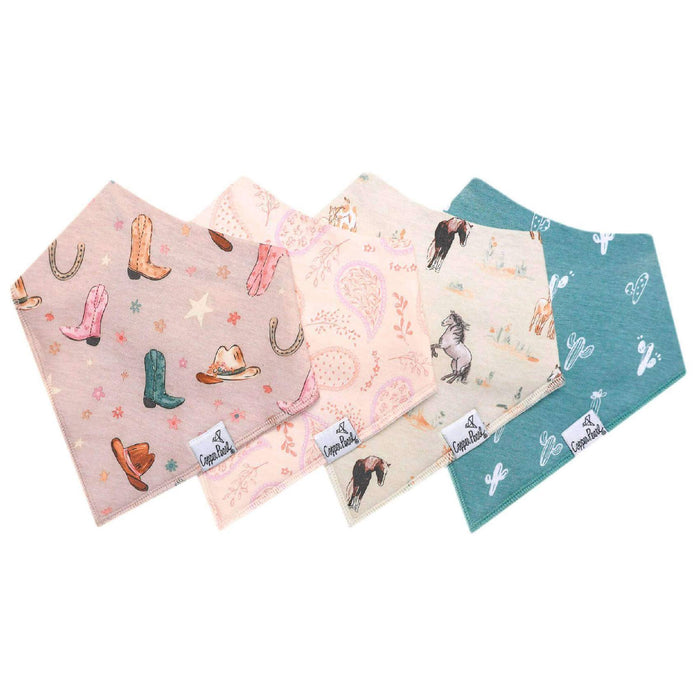 Cheyenne Baby Bandana Bibs - 4 Pack