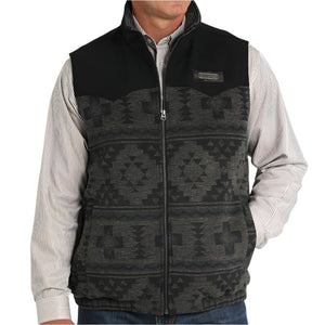 Cinch Men's Aztec Concealed Carry Wooly Vest MEN - Clothing - Outerwear - Vests Cinch   